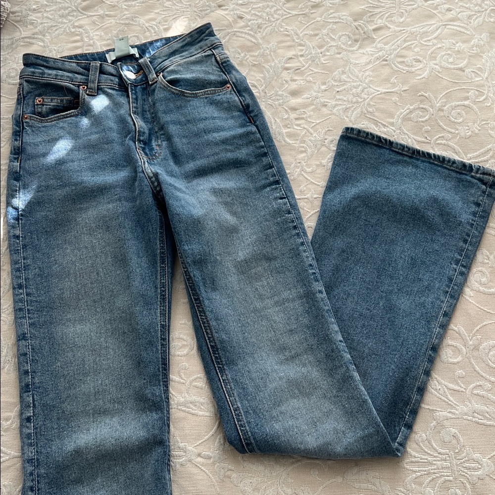 Western Style Bootcut Blue Jeans Size 0